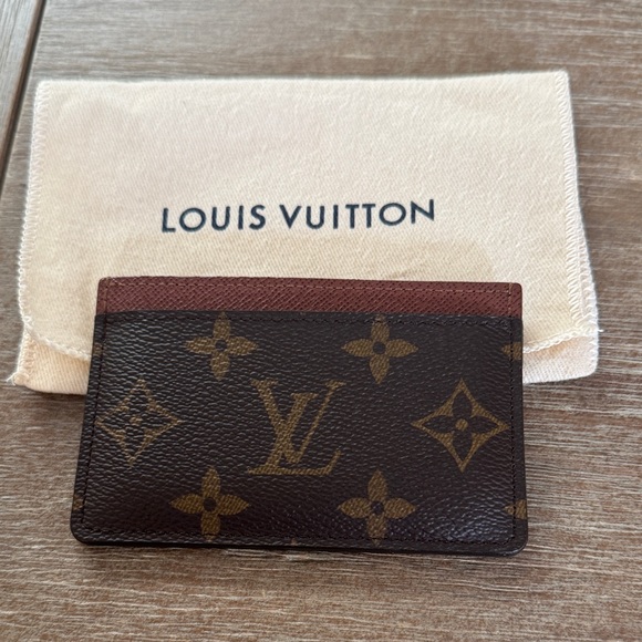 Louis Vuitton Brown Monogram Card Holder